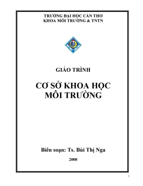 Giáo trình cơ sở khoa học môi trường