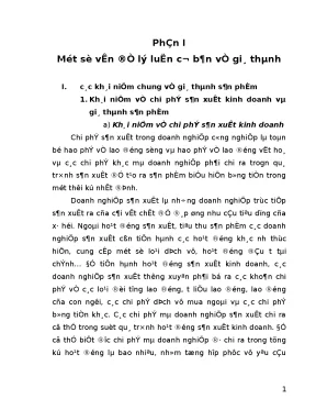 Hoàn thiện công tác tính giá thành tại công ty thương mại gia công kim khí thép thái nguyên
