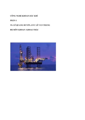 Giáo trình công nghệ khoan dầu khí