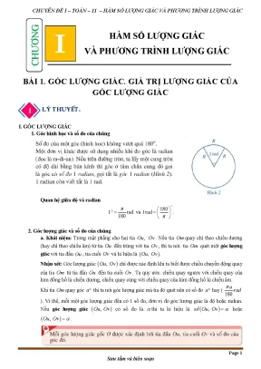 Chuyen de ham so luong giac va phuong trinh luong giac toan 11 canh dieu