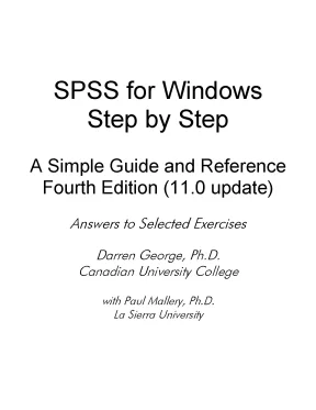 Ebook hướng dẫn sử dụng spss spss for windows