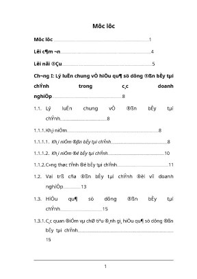 Luận văn tốt nghiệp giải pháp nhằm nâng cao hiệu quả sử dụng đòn bẩy tài chính tại công ty vận tải ô tô số 3