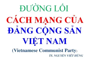Đường lối cách mạng của đảng cộng sản việt nam