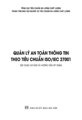 Quản lý an toàn thông tin theo tiêu chuẩn isoiec 27001 phần 1