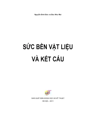 Giáo trình sức bền vật liệu và kết cấu nguyễn đình đức và đào như mai