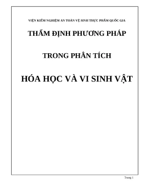 Giáo trình thẩm định phương pháp phân tích 2