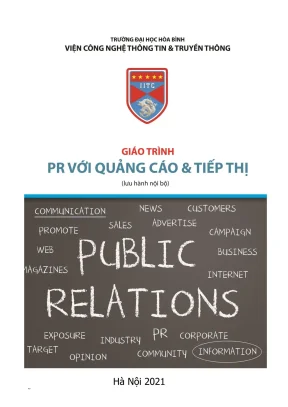 Giáo trình pr với quảng cáo và tiếp thị