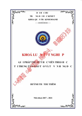 Giải pháp thu hút học viên theo học tại trung tâm đào tạo và tư vấn hồng đức