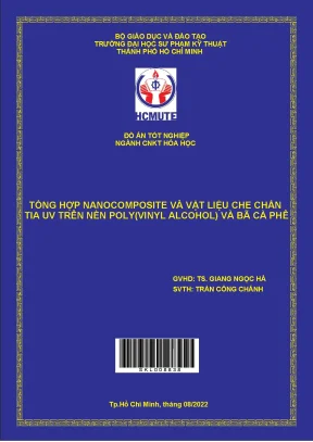 Tổng hợp nanocomposite và vật liệu che chắn tia uv trên nền polyvinyl alcohol và bã cà phê
