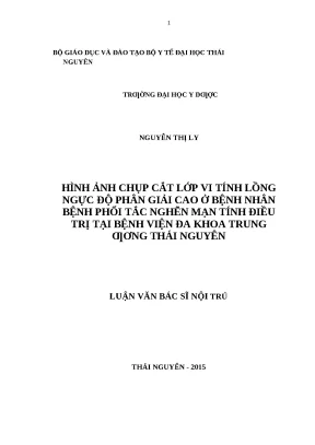 Luận văn hình ảnh chụp cắt lớp vi tính lồng ngực độ phân giải cao ở bệnh nhân bệnh phổi tắc nghẽn mạn tính điều trị tại bệnh viện đa khoa trung ương thái nguyên