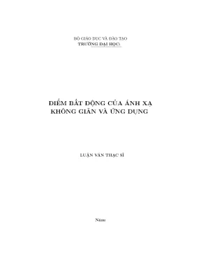 Điểm bất động của ánh xạ