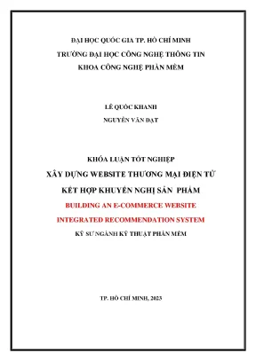 Khóa luận xây dựng website thương mại điện tử kết hợp khuyến nghị sản phẩm