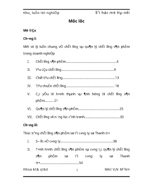 Luận văn mot so giai phap nham nang cao chat luong san