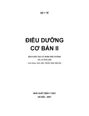 Điều dưỡng cơ bản t 2