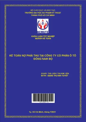 Kế toán nợ phải thu tại công ty cổ phần ô tô đông nam bộ