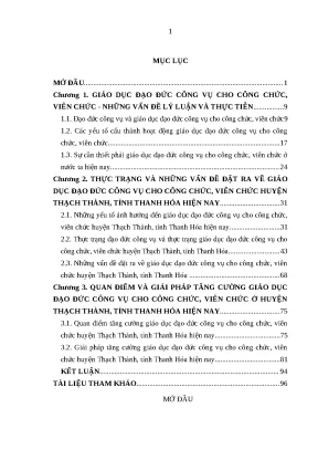 Luận văn thạc sĩ xây dựng đảng và cqnn giáo dục đạo đức công vụ cho công chức viên chức huyện thạch thành tỉnh thanh hóa hiện nay