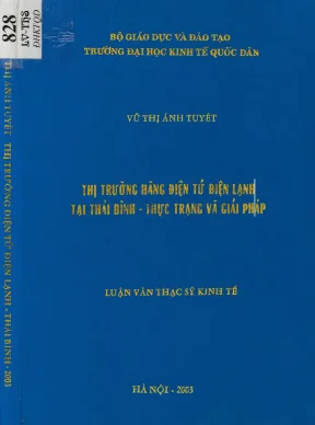 Thị trường hàng điện tử điện lạnh tại thái bình thực trạng và giải pháp