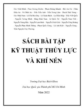 Sách bài tập kỹ thuật thủy lực và khí nén