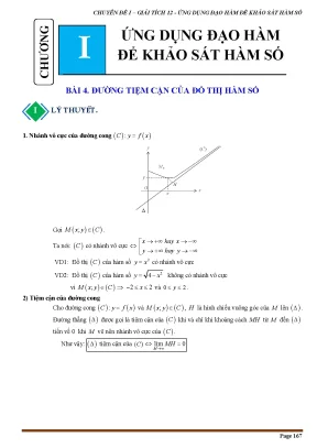 Chuyên đề tiệm cận của hàm số