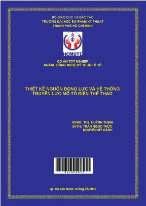 Thiết kế nguồn động lực và hệ thống truyền lực mô tô điện thể thao