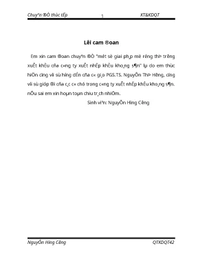 Luận văn tốt nghiệp giải pháp nhằm mở rộng thị trường xuất khẩu hàng khoáng sản của công ty xuất nhập khẩu khoáng sản