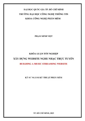 Khóa luận xây dựng website nghe nhạc trực tuyến
