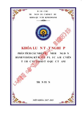 Phân tích các nhân tố ảnh hưởng đến hành vi đăng ký học lặp lại của học viên tại học viện đào tạo quốc tế ani
