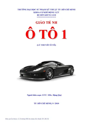 Giáo trình lý thuyết ô tô