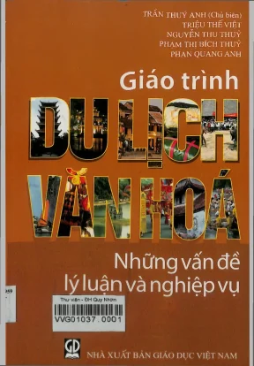 Giáo trình du lịch văn hoá những vấn đề lý luận và nghiệp vụ