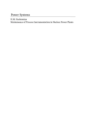 Maintenance of process instrumentation in nuclear power plants h m hashemian