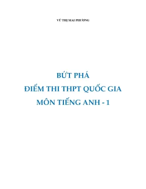 Bứt phá điểm thi thpt quốc gia môn tiếng anh