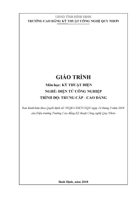 Dtcn giao trinh ky thuat dien 8322
