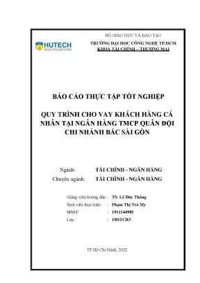 Quy trình cho vay khách hàng cá nhân tại ngân hàng tmcp quân đội chi nhánh bắc sài gòn