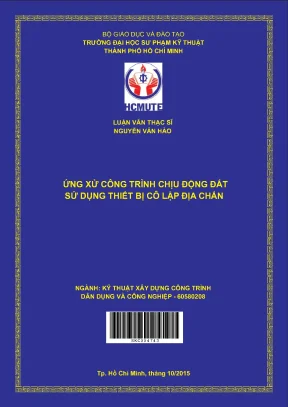 Ứng xử công trình chịu động đất sử dụng thiết bị cô lập địa chấn