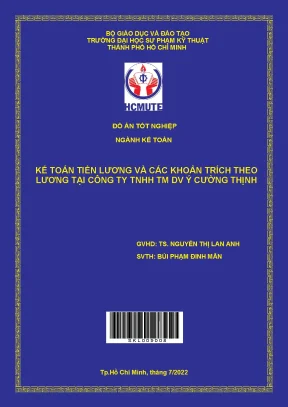 Kế toán tiền lương và các khoản trích theo lương tại công ty tnhh tm dv ý cường thịnh