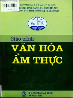 Giáo trình văn hóa ẩm thực phần 1 trường cao đẳng du lịch hà nội