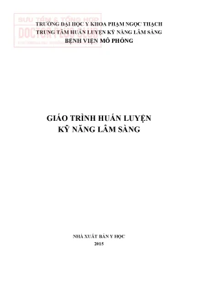 Giáo trình huấn luyện kỹ năng y khoa