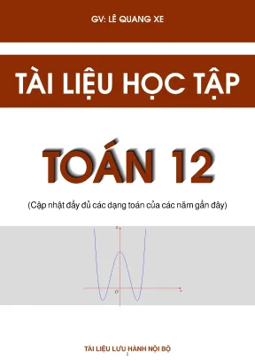 Tài liệu học tập toán 12 lê quang xe