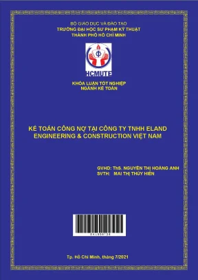 Kế toán công nợ tại công ty tnhh eland engineering construction việt nam
