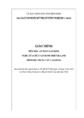 Cao đẳng cđ kỹ thuật công nghệ quy nhơn