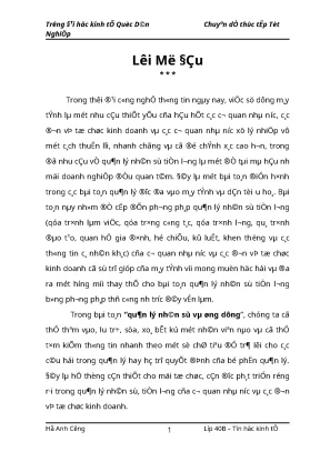 Luận văn xay dung chuong trinh quan ly nhan su tai cong ty