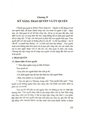 Giáo trình kỹ năng quản trị tái bản lần thứ nhất phần 2