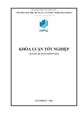 Khóa luận tốt nghiệp hoàn thiện công tác kế toán thanh toán với người mua người bán tại công ty tnhh hoàng đạt hải phòng