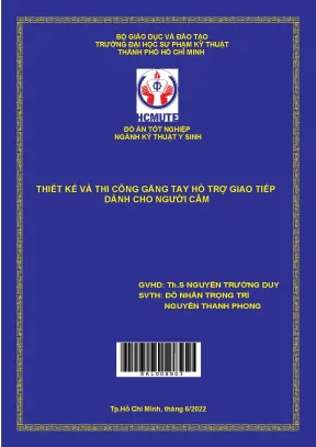 Thiết kế và thi công găng tay hỗ trợ giao tiếp dành cho người câm