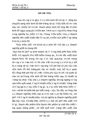 Kế toán tập hợp chi phí và tính giá thành sản phẩm tại công ty gạch ốp lát thái bình 1
