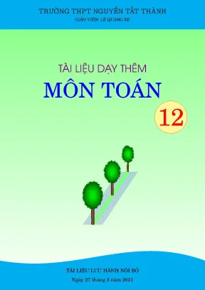 Chuyên đề khảo sát hàm số và các bài toán liên quan