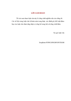 Luận văn thạc sĩ phát triển thị trường trái phiếu chính phủ tại nước chdcnd lào