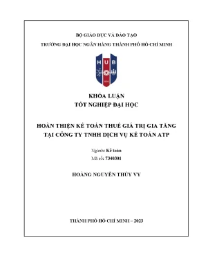 Hoàn thiện kế toán thuế giá trị gia tăng tại công ty tnhh dịch vụ kế toán atp