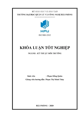 Hiện trạng quản lý chất thải rắn sinh hoạt tại quận hải an thành phố hải phòng và đề xuất biện pháp nhằm nâng cao hiệu quả quản lý