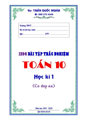 1296 bài tập toán lớp 10 trân quốc nghĩa
